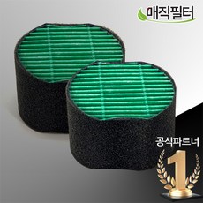 [호환] 엘지미니 공기청정기 필터 PFDMNB01, 1개, PFH9M3A, 미니원형필터2개 (리필)