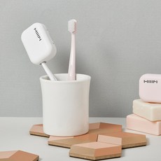 한샘 미니 휴대용 무선 칫솔 UVC LED 살균기, 화이트, 0224158