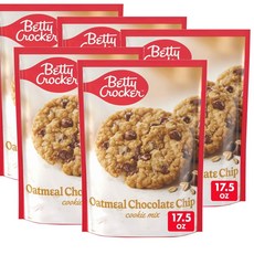 베티크로커 오트밀 초코칩 쿠키 믹스 Betty Crocker Oatmeal Chocolate Chip Cookie Mix, 5개, 496g