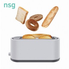 홈카페 브런치용 롱슬롯토스터기 식빵4장동시굽기 바게트 베이글 굽는기계 주방 가전 제빵기, 상세페이지참조