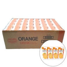 팩오렌지 190MLx4입델몬트 BOX(8), 190ml, 4개