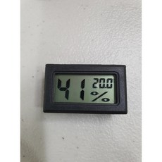 누엘리 초소형 온습도계 미니 초경량 배터리포함, 화이트, 1개