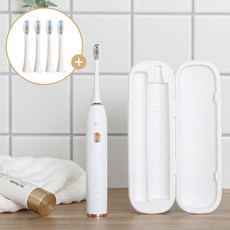 오아 클린이 소프트B 음파 전동칫솔+칫솔모4P, 1개, 화이트, OOT-003WH + 칫솔모 4P
