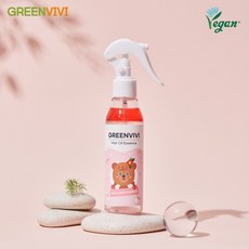 그린비비 키즈 어린이 비건 헤어에센스 헤어미스트 헤어컨디셔닝 150ml 1개