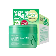 듀이트리 AC 딥 진정 모공 패드 100매, 1개, 60매입