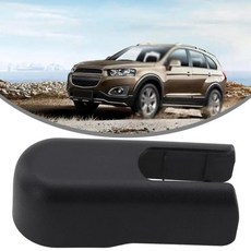 와이퍼 캡 커버 후면 자동차 유지 보수 블랙 교체 부품 설치, 1개