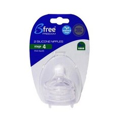 英國 Bfree 貝麗 防脹氣 PP-EU 奶嘴配件-stage 4-6個月起【金寶貝 207492】, 1個
