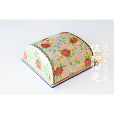 佐和陶瓷餐具批發 金彩牡丹蓋物-日本製 XL1407528 附蓋置物盒 高檔餐廳展示擺設, 1個