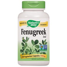 Nature's Way 然萃維 葫蘆巴籽素食膠囊, 180顆, 1罐