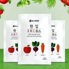 (2박스) 국내산 NFC 착즙 ABC 해독주스 100ml 30포, 2박스