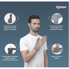 Tynor F-06 Thumb Spica Splint Universal, 1세트, 1회분