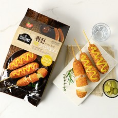 동원 퀴진 치즈 크리스피핫도그 400g x 3봉 (15개입), 3개