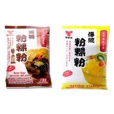 嚴選SHOP 仙知味傳統粉粿粉300g 黑糖/原味，簡單DIY冰品甜點配料，在家輕鬆做古早味粉粿, 1個, 仙知味-黑糖粉粿粉300g