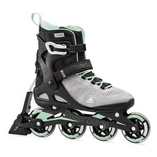 Rollerblade 매크로블레이드 80 ABT 여성용 성인 피트니스 인라인 스케이트 글레이셔 그레이/민트 퍼포먼스 인라인 스케이트