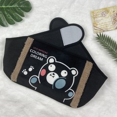 賣場新品冬季必備註水式熱水袋安全保暖註水熱水袋暖肚子暖腰帶加厚毛絨灌水防爆護腰帶暖宮雙插手可拆洗, 沖水熱水袋+熊本熊