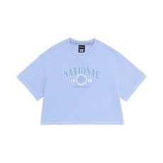 내셔널지오그래 NATIONAL GEOGRAPHIC KIDS K262GTS920 여아 피그먼트 반팔 티셔츠 ICE BLUE 454046