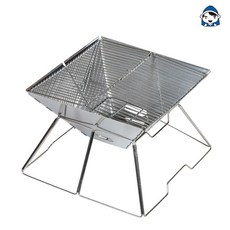 갑도리 석도리 접이식 사각 화로대 + 가방 세트 바베큐그릴, 1개