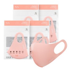 일상공감 AVM 쿨링마스크, S 4세트, 핑크