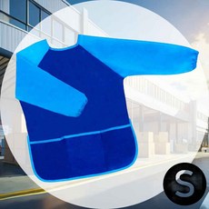 미술가운 아트 블루스카이 (S) 미술활동복 어린이선물 방과후미술복 아동미술복 홈스쿨링미술 물세척가능