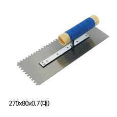 상진 미장칼 고무삽렝가고대 스텐 특대, 1개