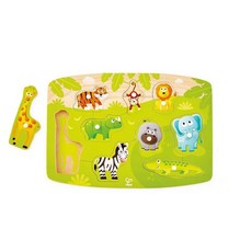 하페 숲속에 살아요 원목 퍼즐, 정글 퍼즐