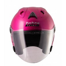 LUBRO RACE TECH 3/4罩 安全帽 內襯可拆 素色, 桃紅-L