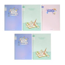 모닝글로리 초등 SP 영어노트 좁은칸 여, 랜덤 발송, 5개