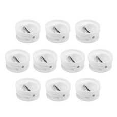 서핑 액세서리 보드 가죽 플러그 SUP 다리 로프 라운드, 10pcs 3cm white
