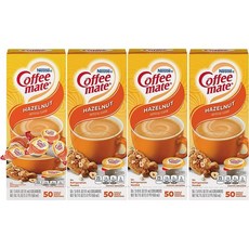 커피메이트 헤이즐넛 커피 크림 액상 프림, 4개, 50개입