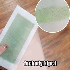 제모 스트립 왁싱 입술 바디 패치 스티커 와이프 다리 편리한 얼굴 눈썹, 1개