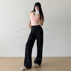 健身妖精瑜伽褲 高腰直筒運動休閒褲 顯瘦蜜桃臀修身 韓版彈力