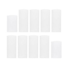 ZIO-BIZ 矽膠開口型指套 10入, 白色, 1組