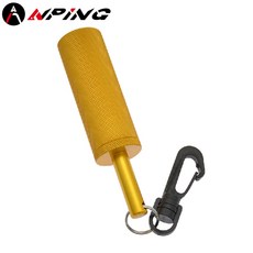 ANPING 潛水發聲器 潛水安全響鈴 潛水信號棒 水下叮叮鈴 搖鈴, 旋轉鉤潛水響鈴-金