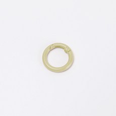 파스텔 오픈형 O링 컬러오링 원터치 키링 열쇠고리 20mm, 10개, 베이지