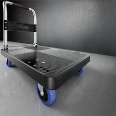 摺疊手推車 貨物推車 小推車 拉貨推車 可摺疊搬運平闆車小拉車, 1個, 加厚70x42超靜音400斤（台灣現貨）