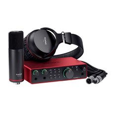 Focusrite Scarlett 2i2 Studio Gen 4 USB-C 錄音介面麥克風耳機套組【世品樂器】
