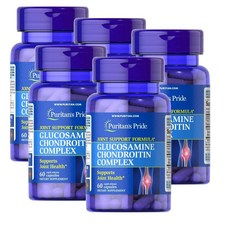 퓨리탄스프라이드 글루코사민 콘드로이틴 컴플렉스 캡슐 Puritans Pride Glucosamine Chondroitin Complex, 5개