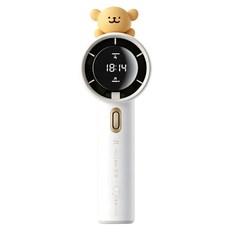 지수라이프 휴대용 라인 도그 일러스트 에디션 미니 USB 선풍기, 화이트, FA53 화이트, FA53