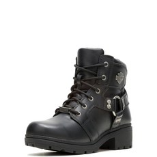 미국출고 평점4.5+ 231817 HARLEY-DAVIDSON FOOTWEAR 여성용 조슬린 부츠 블랙., 6