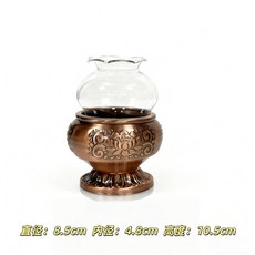 閤金蠟燭臺 供佛燈 家用酥油燈座 複古燈盞 燈架 防風燈罩 拜拜燈具 燭臺 佛桌燈
