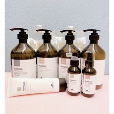 PURSOUL 頭皮護理系列 洗髮精 護髮素 精華液 淨化甘胺酸洗髮精 750ml 非洲旅人樹果油 紅花苜宿頭皮精華液, 1個