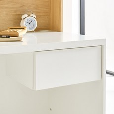 MN1562 필웰 무노 인서트 보조 서랍장 책상 수납 간단 장착 포켓서랍 히든잠금장치까지, 화이트 (MN1562)