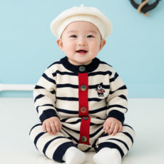 몽실이 마린 퍼피 니트 우주복 봄 외출복 유아동 실내복