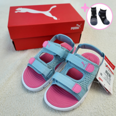 [국내매장 정품] 푸마 키즈 샌들 이쁘고 귀여운 발편한 찍찍이 신발