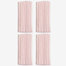 10mm 바이어스테이프 칼라바이어스 4yard, 4개, 파스텔핑크