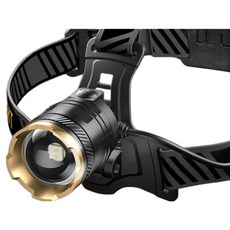 TRADER 超能光焰炮 SF1351 感應頭燈 強光變焦頭燈 露營夜釣燈 白黃光, 1個, 【二電】崔德 超能光焰炮 SF-1351