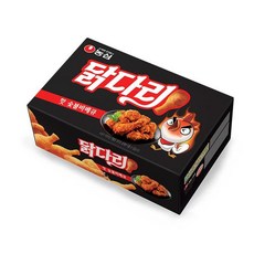 과자 농심 닭다리 핫숯불바베큐, 10개, 66g