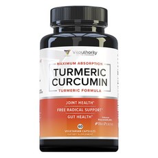 Vitauthority 薑黃素食膠囊, 1個, 60 件