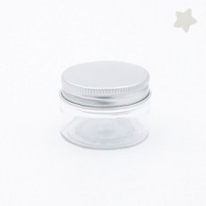 투명 플라스틱 원형 보관 용기 뚜껑 밀폐 화장품 소분 크림 보습제 샘플 휴대, 1개, 1ml