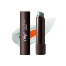 OBgE 心情按鈕潤唇膏, 1個, 暖橙
